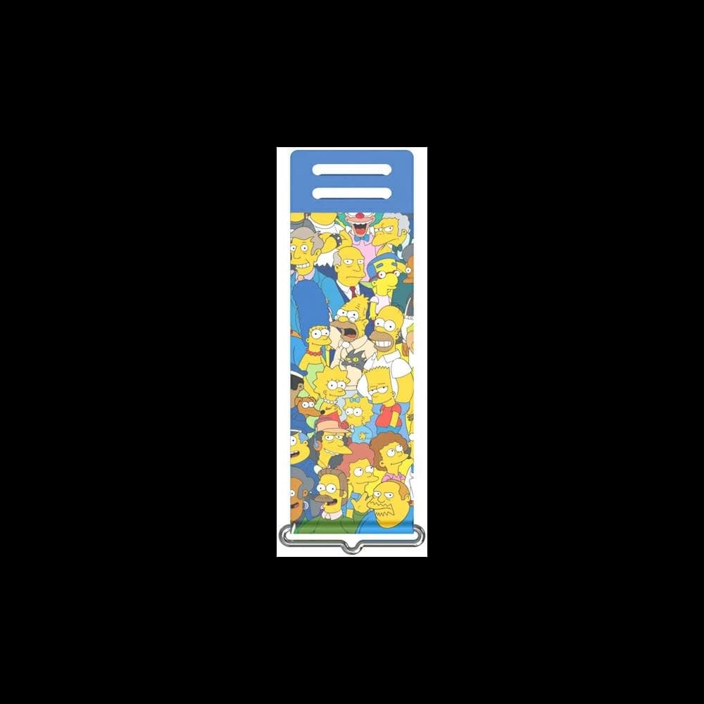 Samsung Galaxy Z Flip 3 GP-TOF711HO3YW to Silicone Cover with strap Simpsons blue - 1