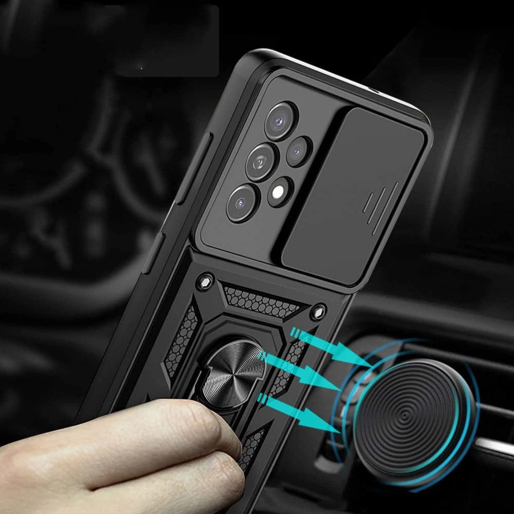 Case Tech-Protect CamShield Pro Samsung Galaxy A53 5G Schwarz - 3