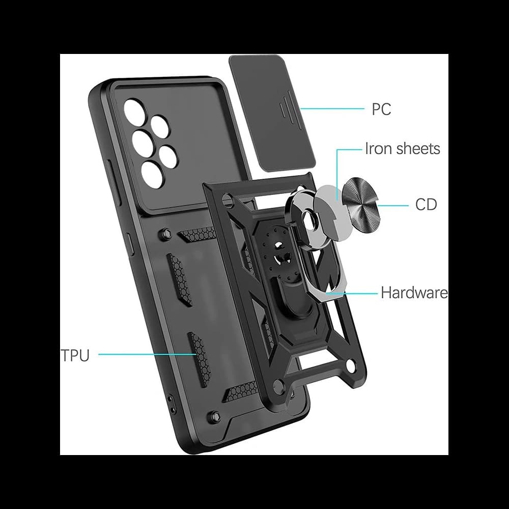 Case Tech-Protect CamShield Pro Samsung Galaxy A53 5G Schwarz - 6