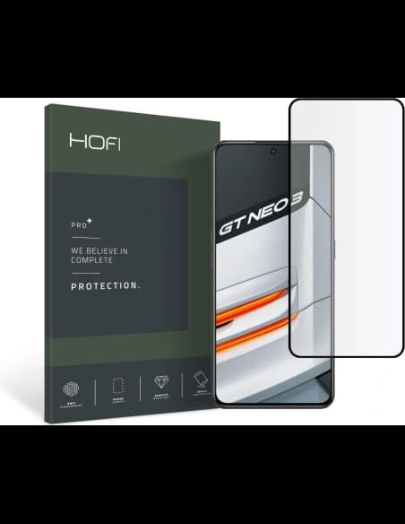 Gehärtetes Glas Hofi Glass Pro+ Realme GT Neo 3 Schwarz