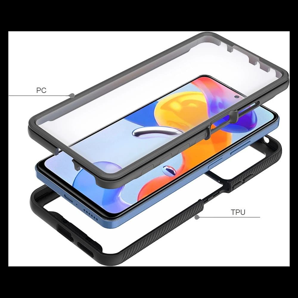 Case Tech-Protect Defense360 Redmi Note 11 Pro LTE/5G Schwarz - 6