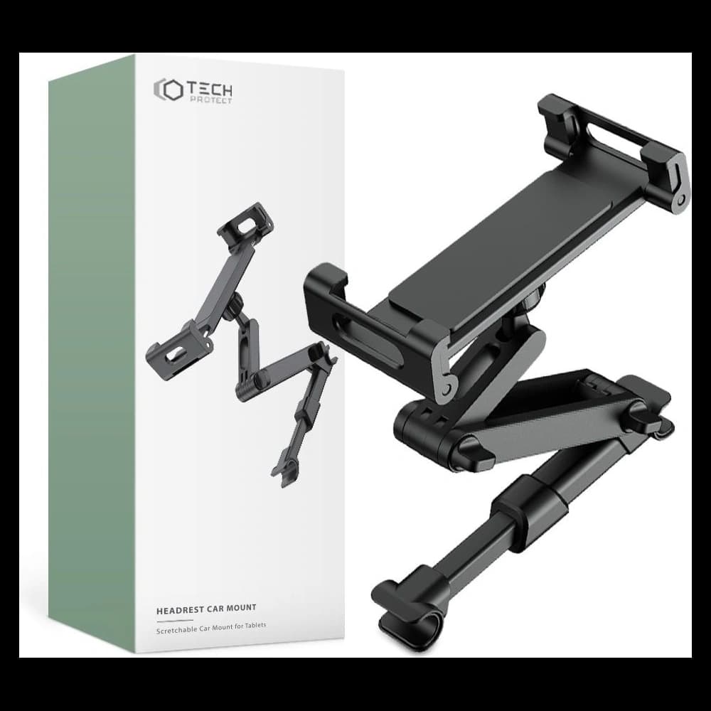 Uchwyt na zagłówek Tech-Protect Dehnbare Kopfstützen-Autohalterung Schwarz