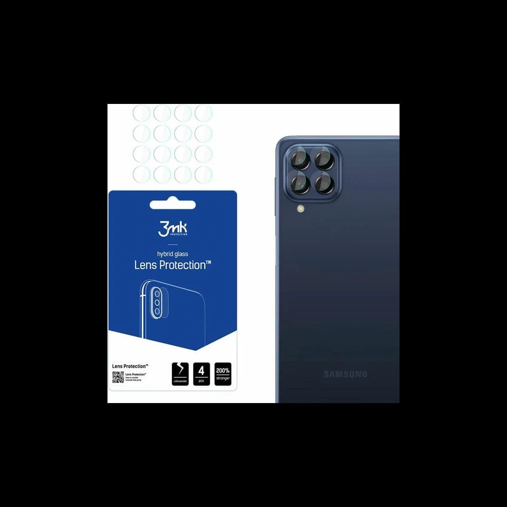 Hybridní sklo na objektiv fotoaparátu 3MK Lens Protection Samsung Galaxy M53 5G [4 PACK] - 1