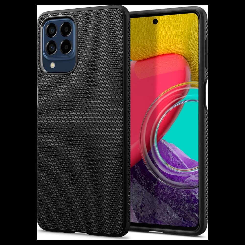 Case Spigen Liquid Air Samsung Galaxy M53 5G Matte Schwarz - 1