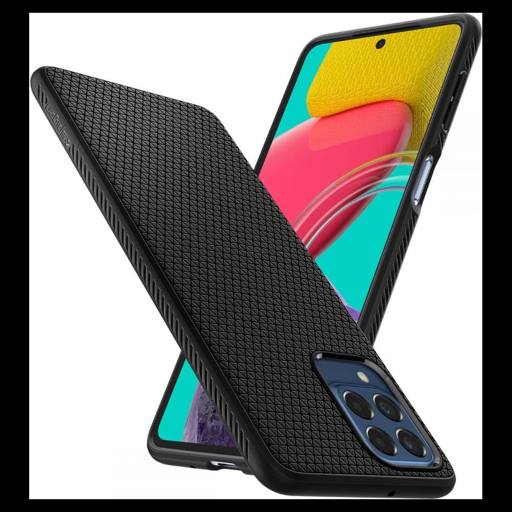 Case Spigen Liquid Air Samsung Galaxy M53 5G Matte Schwarz - 7