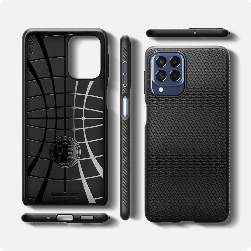 Case Spigen Liquid Air Samsung Galaxy M53 5G Matte Schwarz - 9