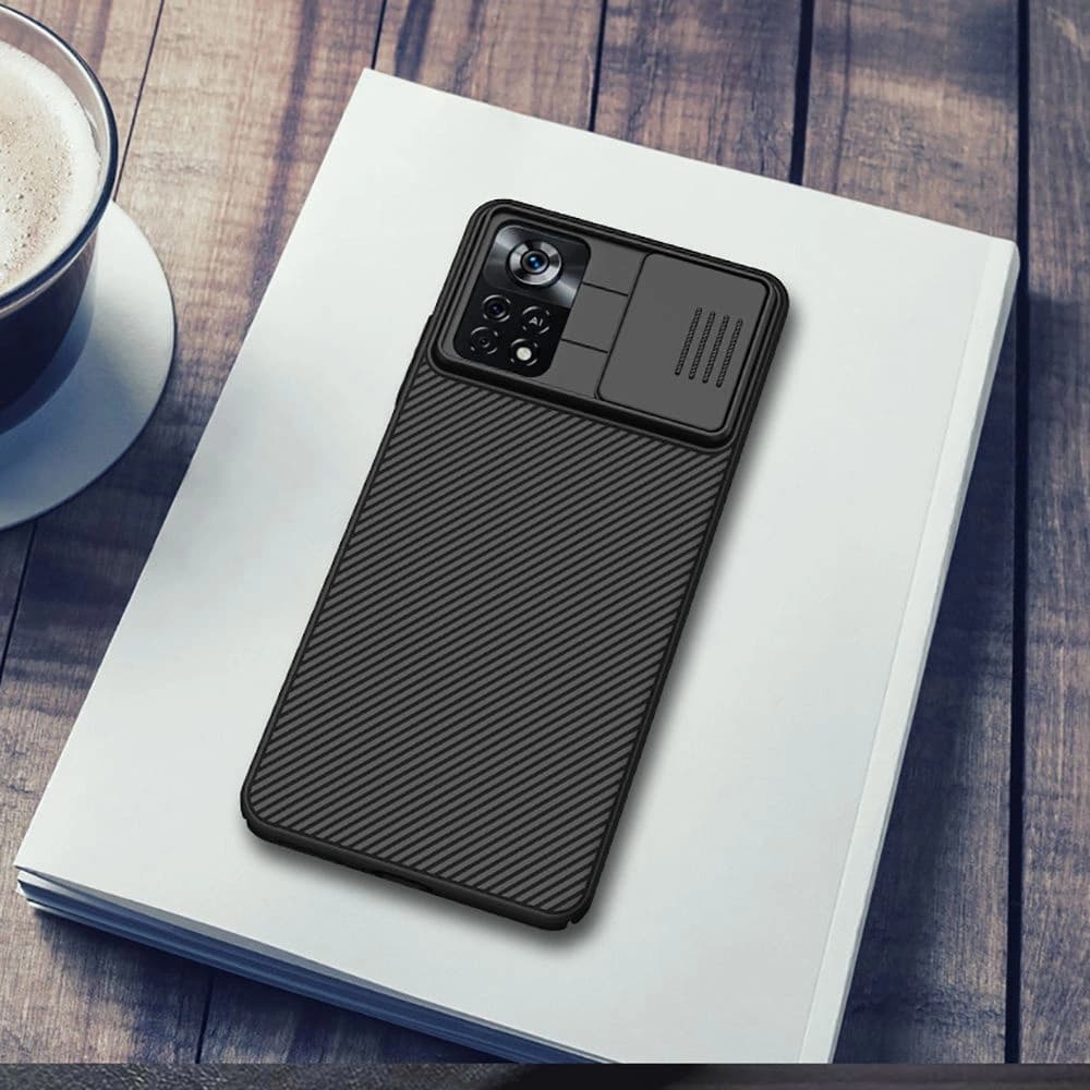Etui Nillkin Camshield POCO X4 Pro 5G Fekete - 11