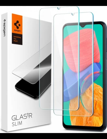 Edzett üveg Spigen GLAS.tR Slim Samsung Galaxy M23 5G/M33 5G [2 PACK]