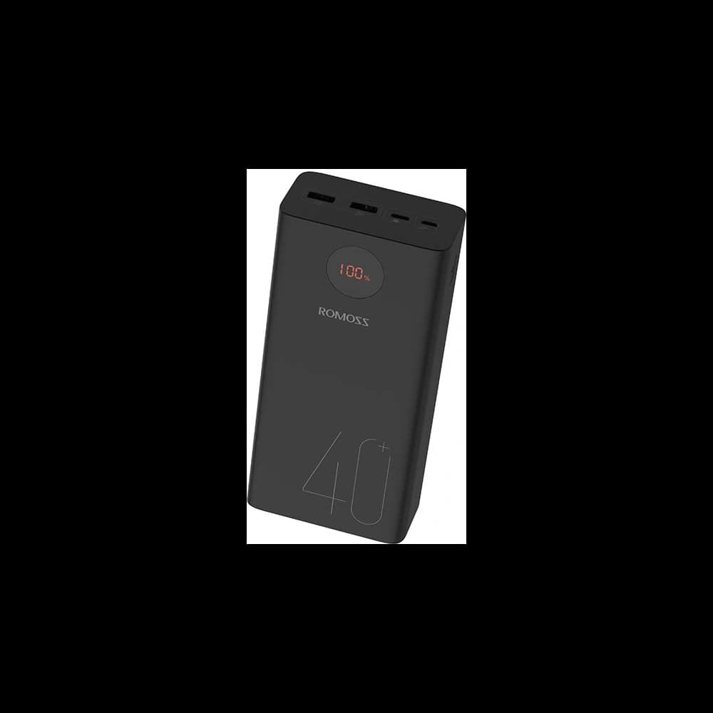 Powerbank Romoss PEA40 40000mAh QC 3.0 2xUSB-A, USB-C, microUSB (fekete) - 3