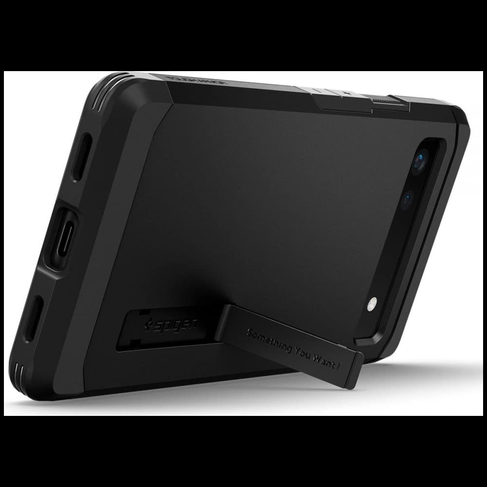 Case Spigen Tough Armor Google Pixel 6a Schwarz - 5