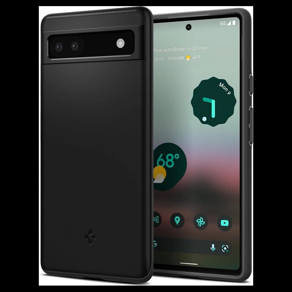 Case Spigen Thin Fit Google Pixel 6a Schwarz - 1