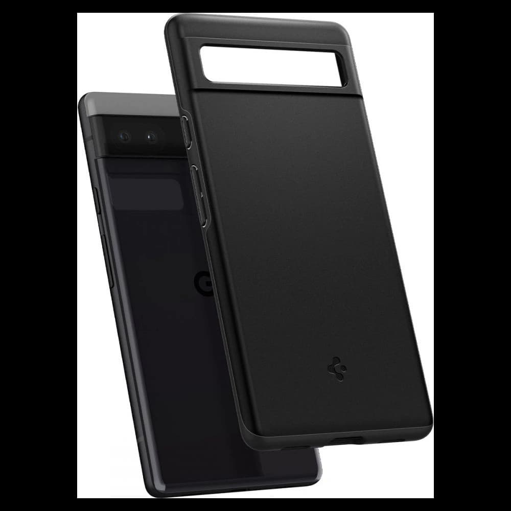 Case Spigen Thin Fit Google Pixel 6a Schwarz - 4