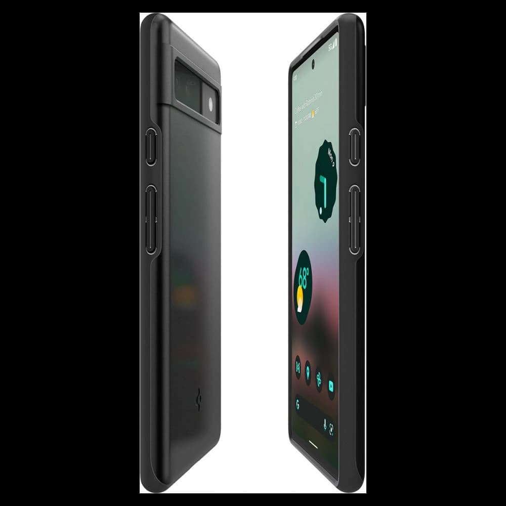 Case Spigen Thin Fit Google Pixel 6a Schwarz - 6