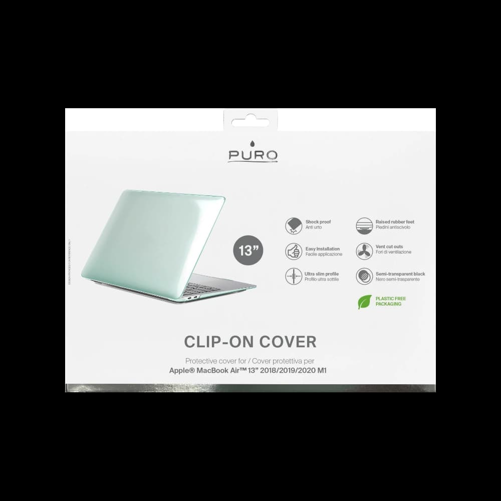 Etui PURO Clip On Apple MacBook Air 13 M1 2018-2023 (mentolová) - 4