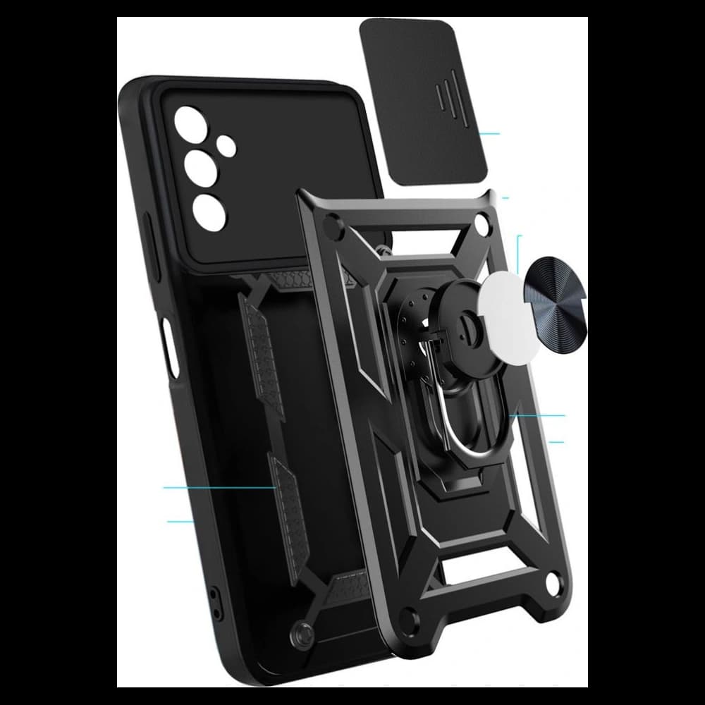 Case Tech-Protect CamShield Pro Samsung Galaxy M23 5G Schwarz - 3