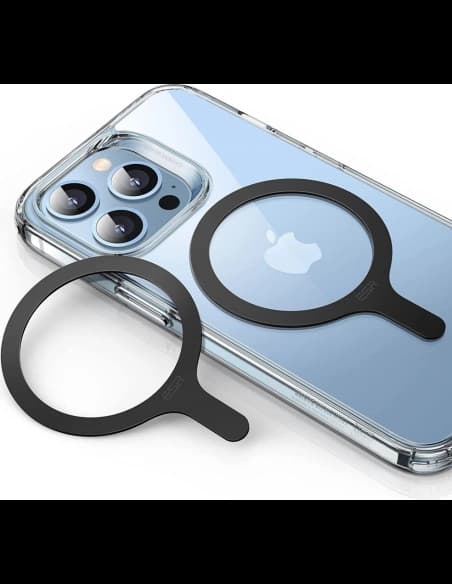 Mágneses gyűrűk ESR Halolock MagSafe Universal Magnetic Ring Black [2 PACK]