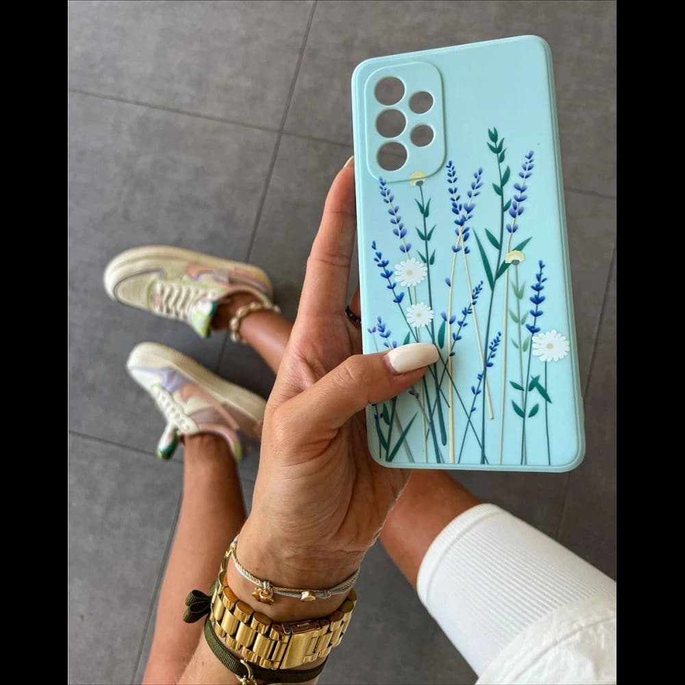 Etui Tech-Protect Mood Samsung Galaxy A13 LTE Meadow Blue - 2