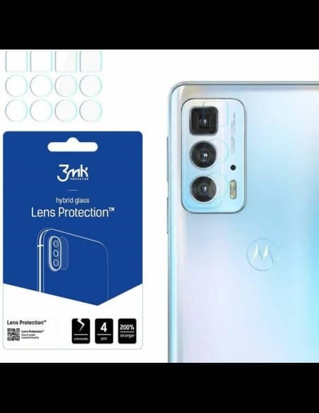 Hibrid üveg a fényképezőgép objektívhez 3MK Lencsevédő Motorola Edge 20 [4 PACK]