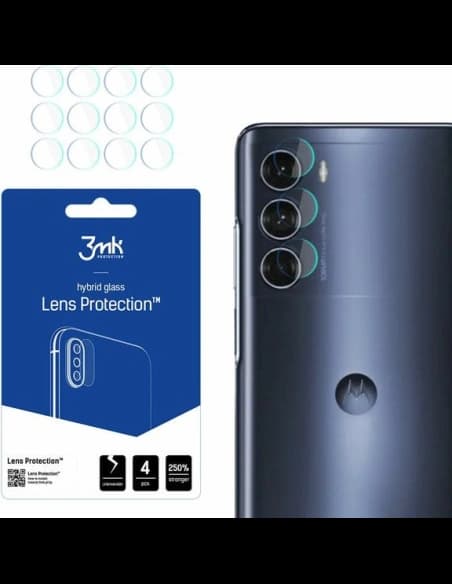 3MK Lens Protection Motorola Moto G200 5G [4 PACK]