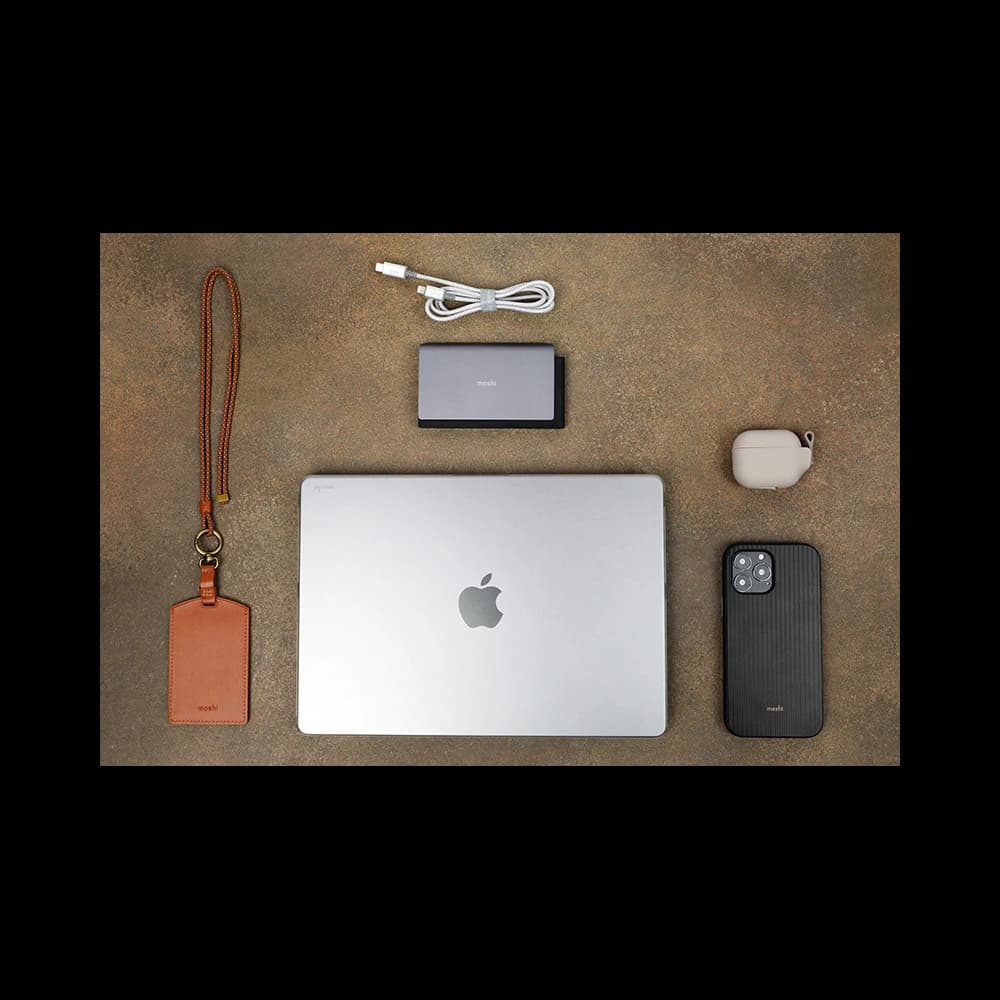 Case Moshi iGlaze Hardshell Apple MacBook Pro 14" 2021-2025 (M1/M2/M3/M4/M5) (Stealth Clear) - 7