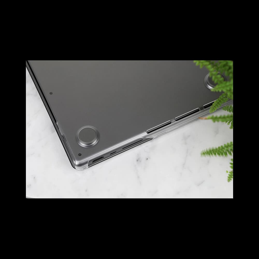 Case Moshi iGlaze Hardshell Apple MacBook Pro 14" 2021-2025 (M1/M2/M3/M4/M5) (Stealth Clear) - 12