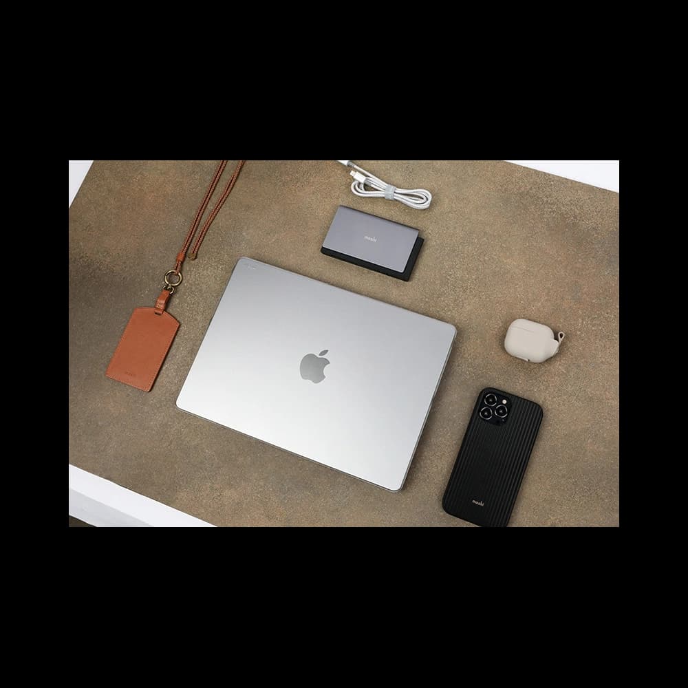 Case Moshi iGlaze Hardshell Apple MacBook Pro 14" 2021-2025 (M1/M2/M3/M4/M5) (Stealth Clear) - 17