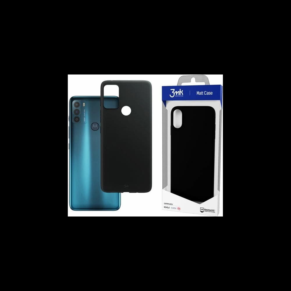 Etui 3MK Matt Case Motorola Moto G50 5G fekete/black - 1
