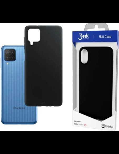 Etui 3MK Matt Case Samsung Galaxy M12 fekete/black