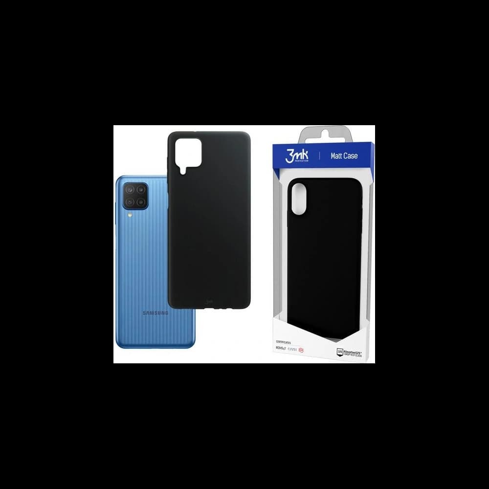 Etui 3MK Matt Case Samsung Galaxy M12 fekete/black