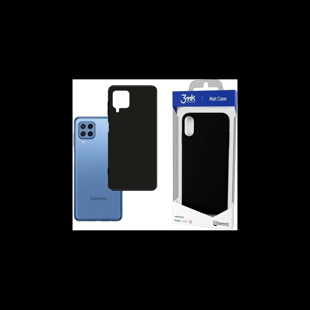 Etui 3MK Matt Case Samsung Galaxy M22 fekete/black