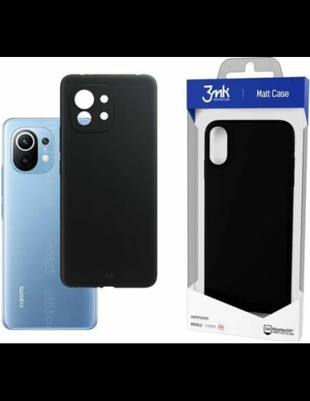 Etui 3MK Matt Case Xiaomi Mi 11 5G negru/black