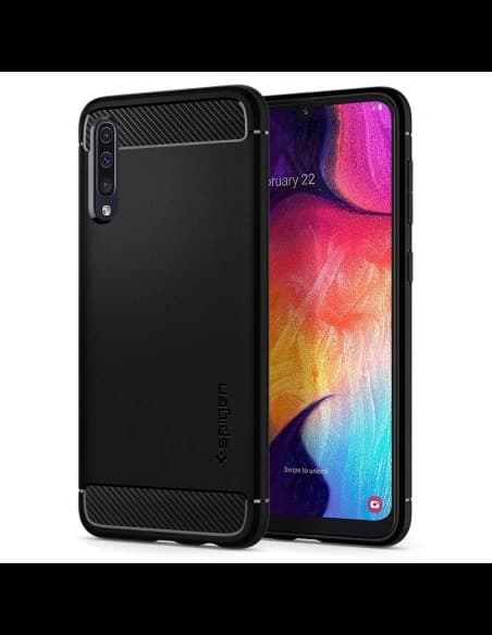 Case Spigen Rugged Armor Samsung Galaxy A30s/A50/A50s Schwarz
