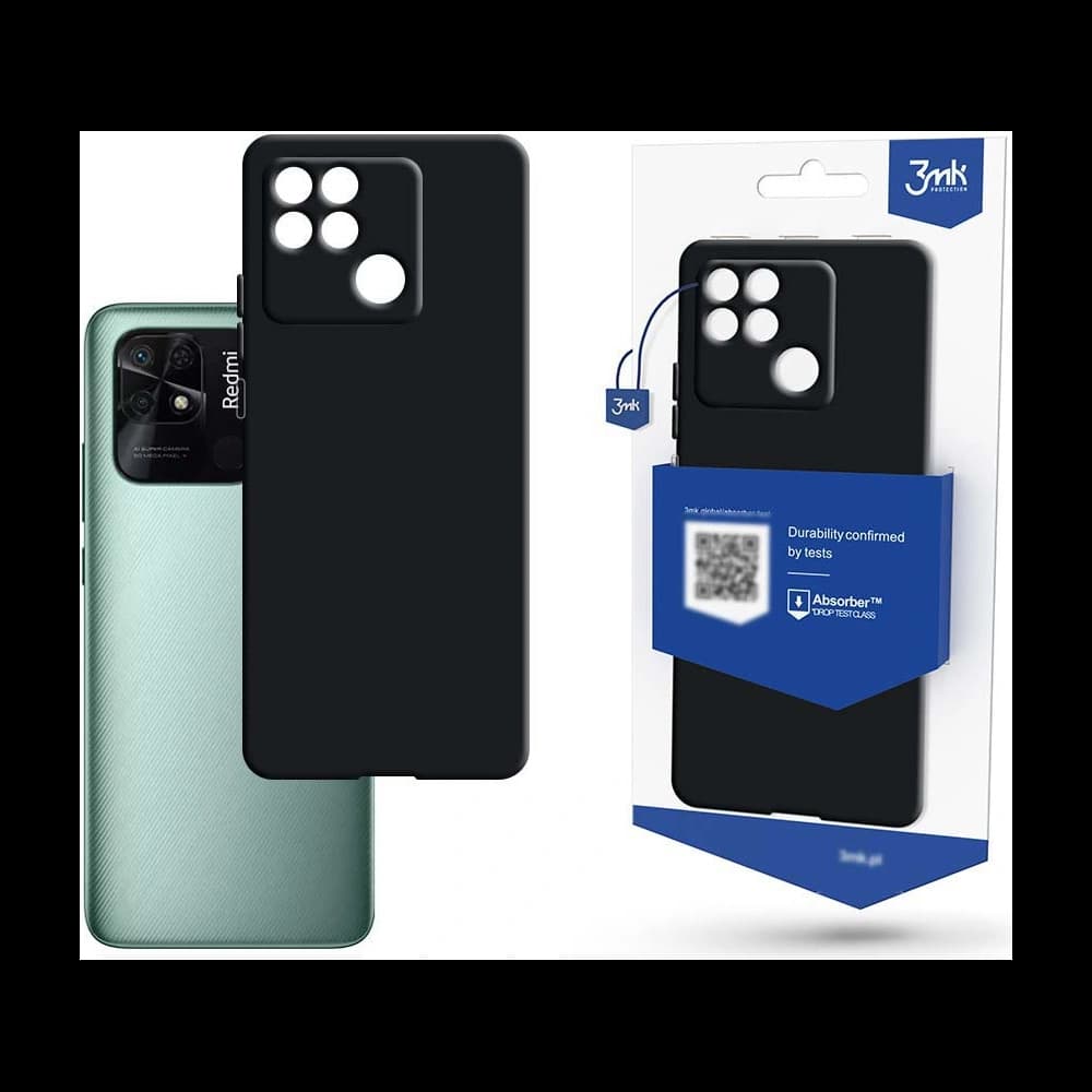 Etui 3MK Matt Case Redmi 10C černý/black