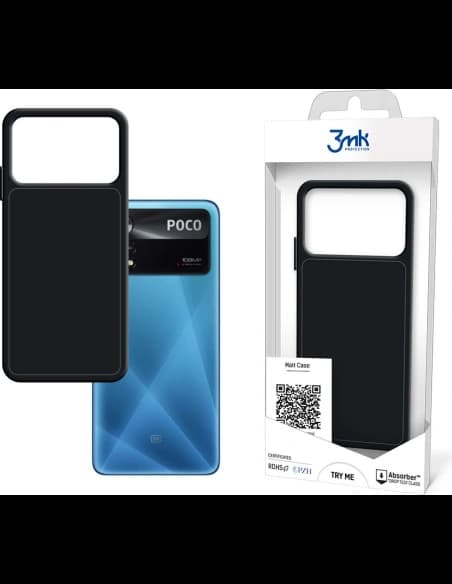 Case 3MK Matt Case POCO X4 Pro 5G schwarz/black