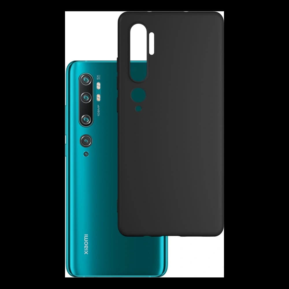 Etui 3MK Matt Case Xiaomi Mi Note 10 negru/black