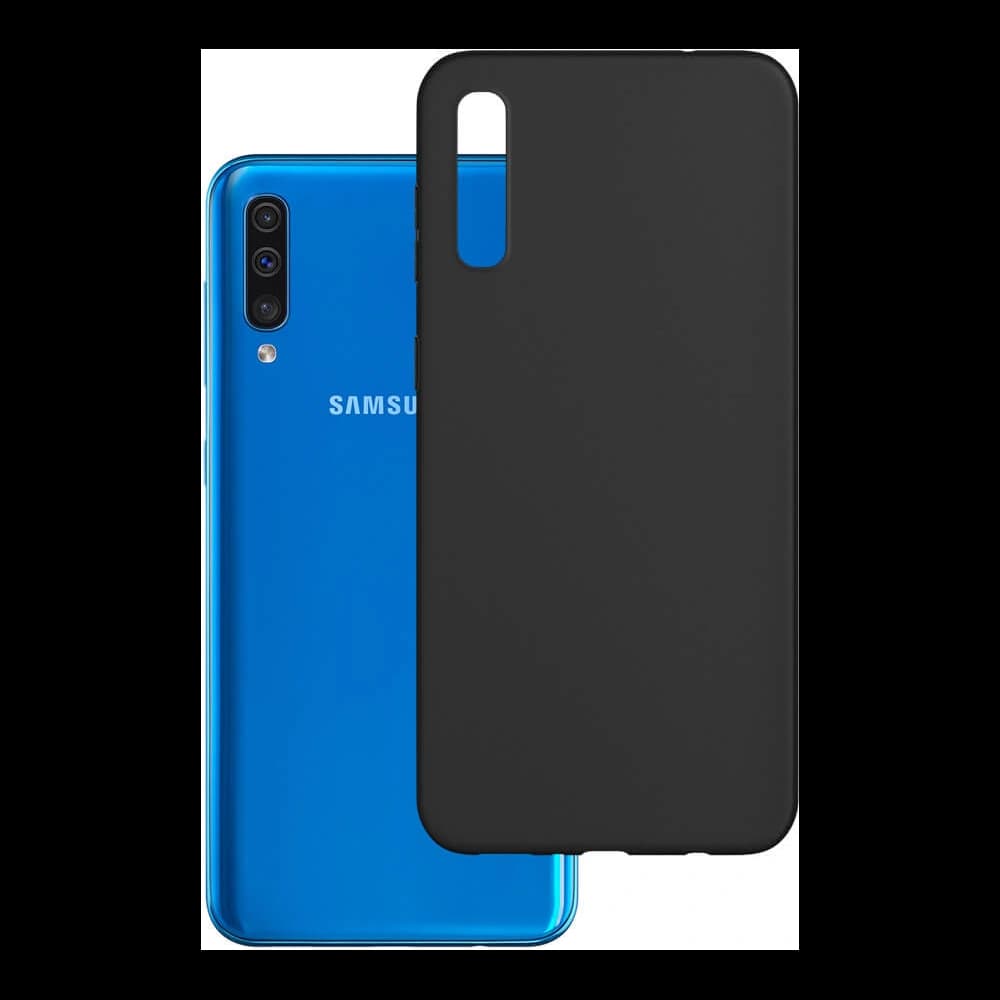 Etui 3MK Matt Case Samsung Galaxy A50s negru/black - 1