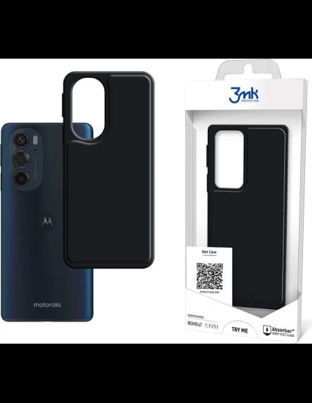 3MK Matt Case Motorola Edge 30 Pro black