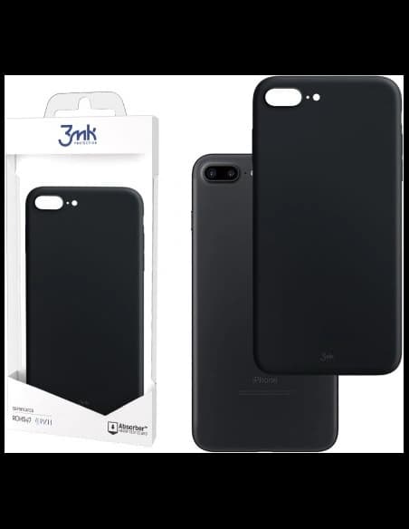 Etui 3MK Matt Case Apple iPhone 8 Plus černý/black