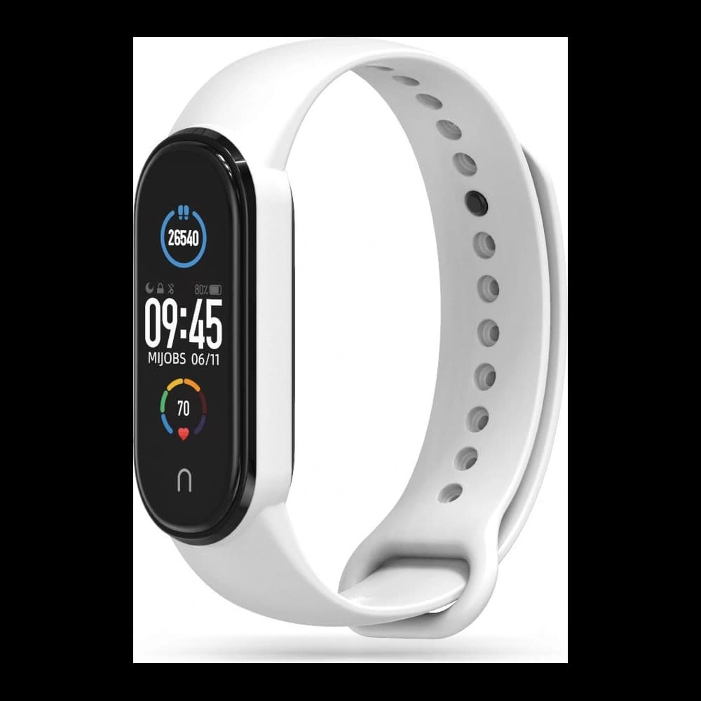 Páska Tech-Protect Iconband Xiaomi Mi Band 5/6/6 NFC/7 Bílá - 1