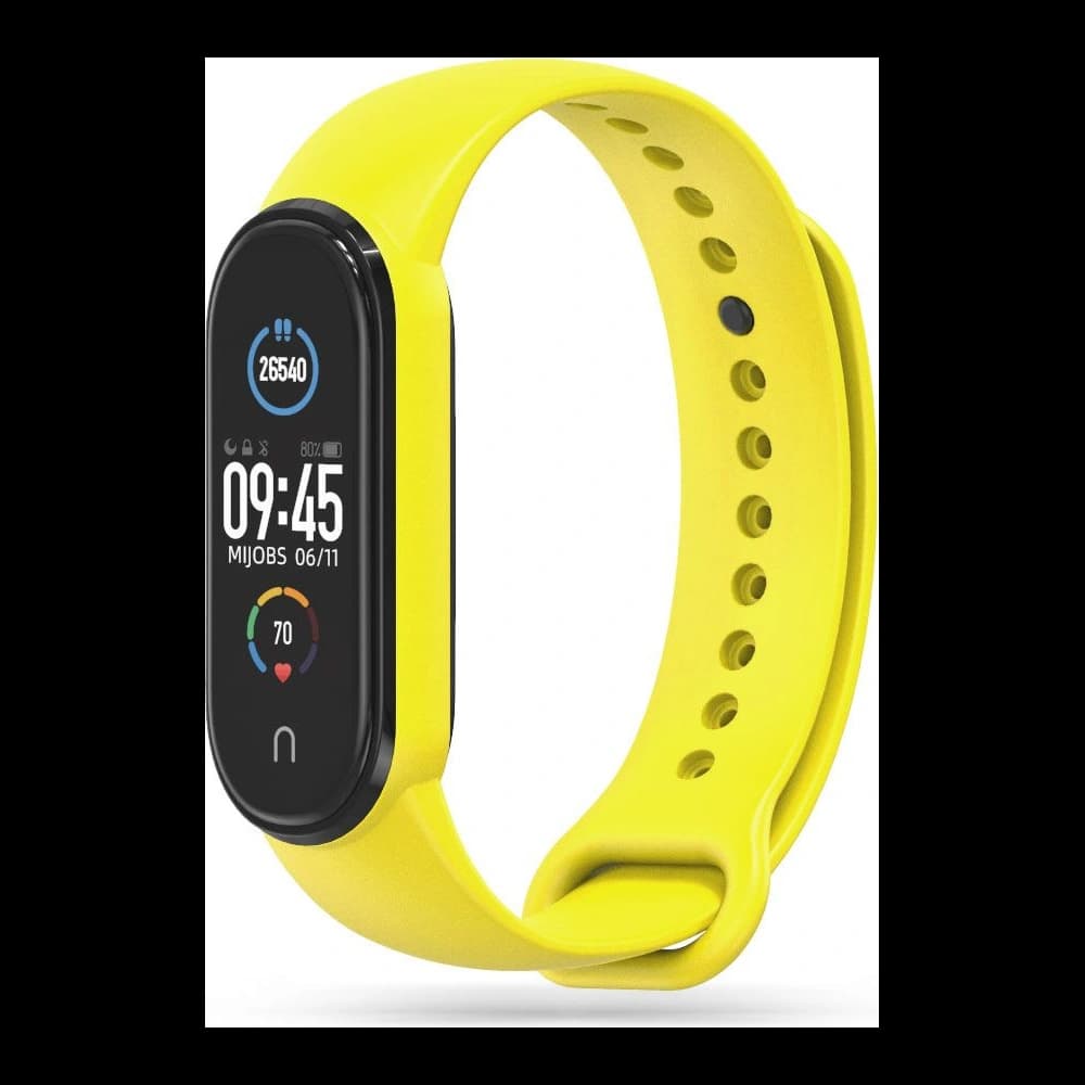 Pasek Tech-Protect Iconband Xiaomi Mi Band 5/6/6 NFC/7 Galben - 1