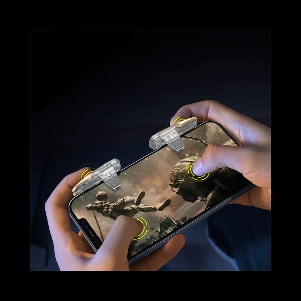 Baseus GAMO GA10 gaming buttons for the phone pad gamepad joystick transparent - 7
