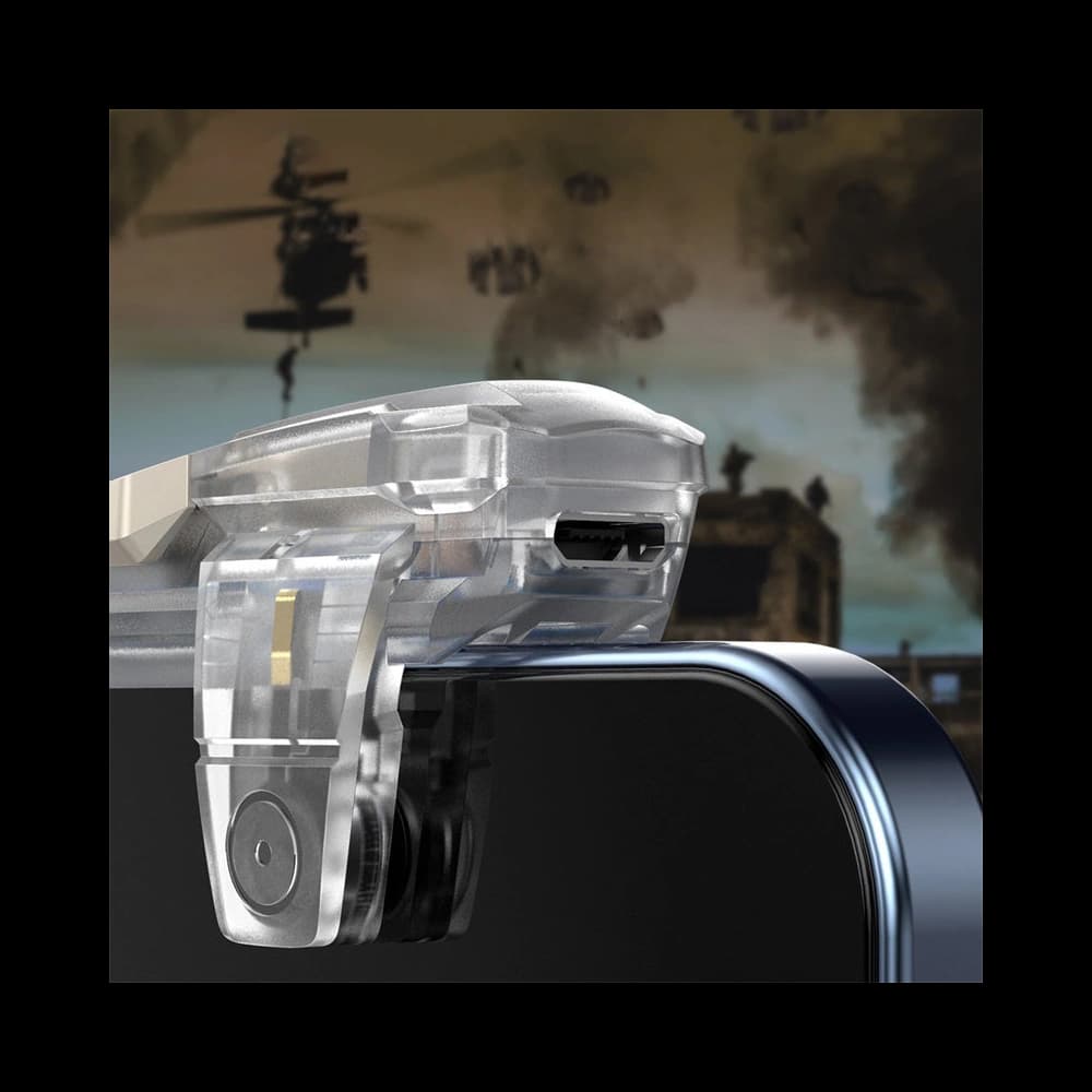 Baseus GAMO GA10 gaming buttons for the phone pad gamepad joystick transparent - 10