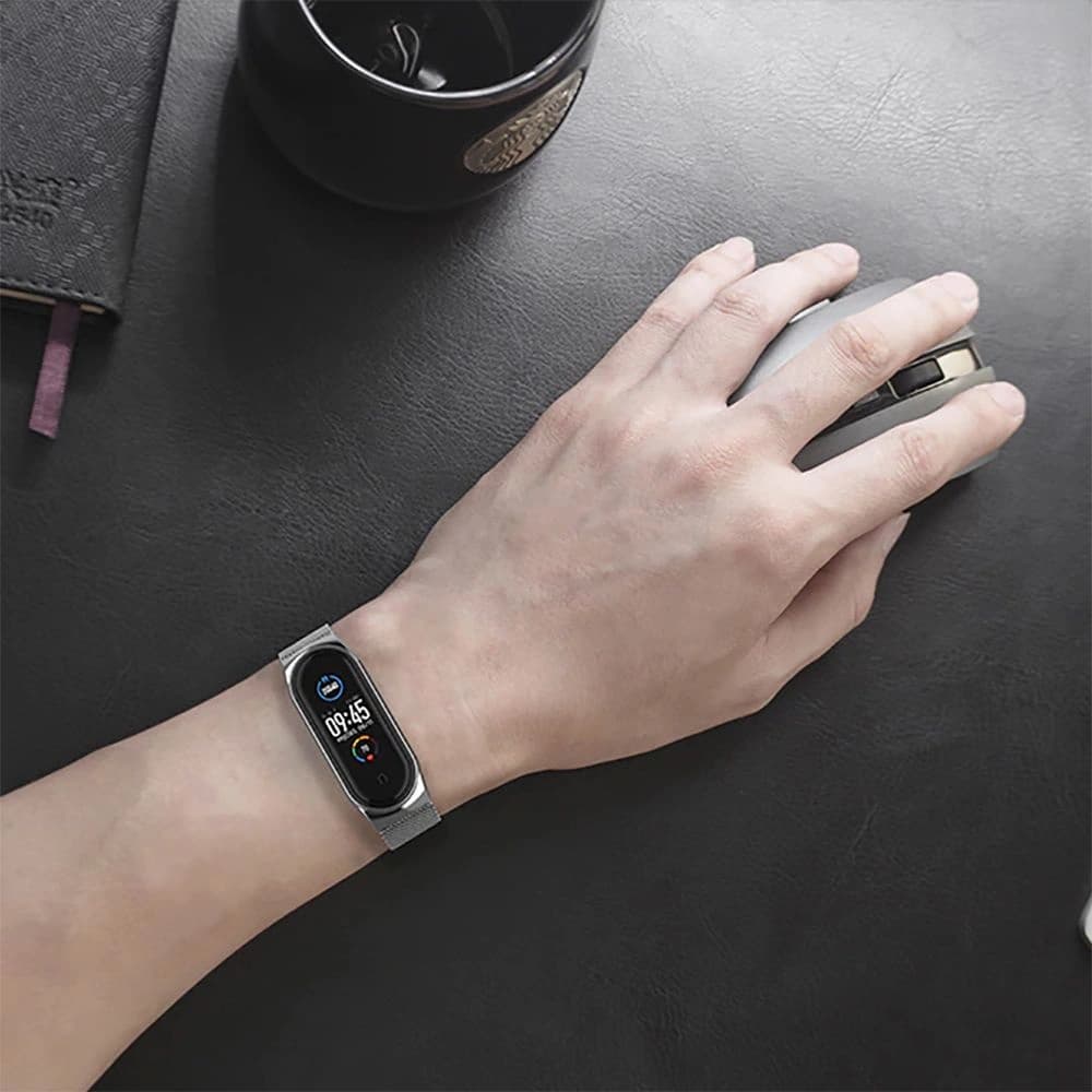 Pásek Tech-Protect Nerezový Xiaomi Mi Band 7 Zlatý - 2