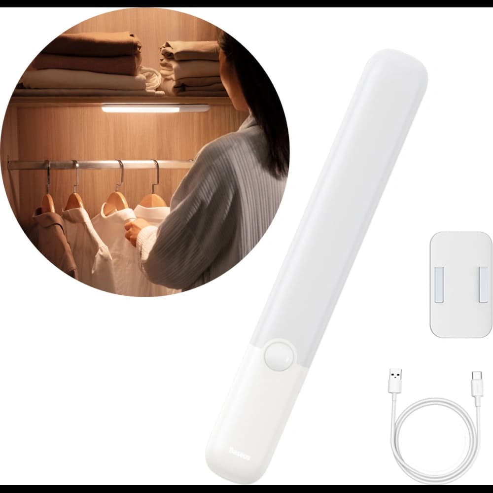 Széf lámpa Baseus Sunshine Series PIR mozgásérzékelővel 1200mAh fehér - 7