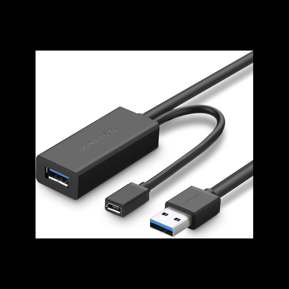 UGREEN US175 aktív hosszabbító USB 3.2 Gen 1 (USB 3.0, USB 3.1 Gen 1) 10m fekete - 1