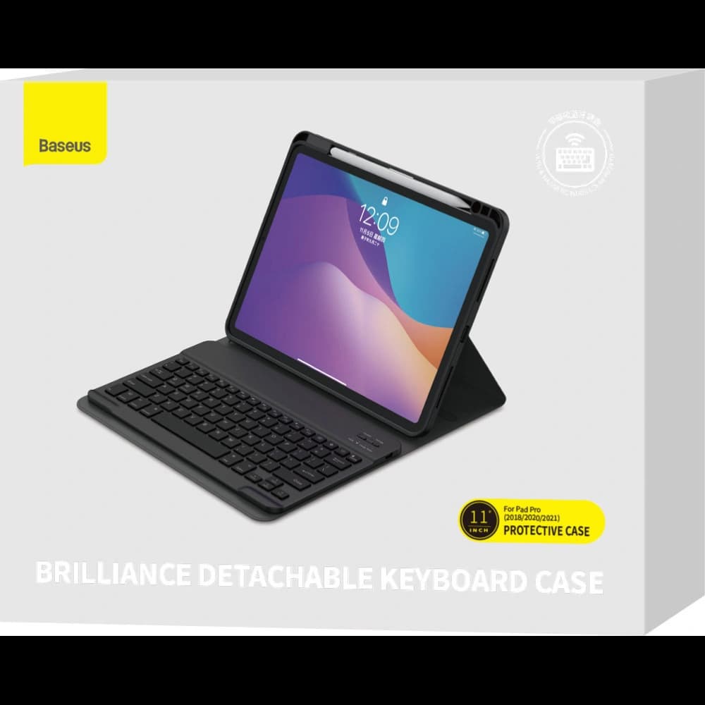 Billentyűzetes tok Baseus Brilliance Apple iPad Pro 11 2018/2020/2021 (1., 2. és 3. generáció) fekete - 5