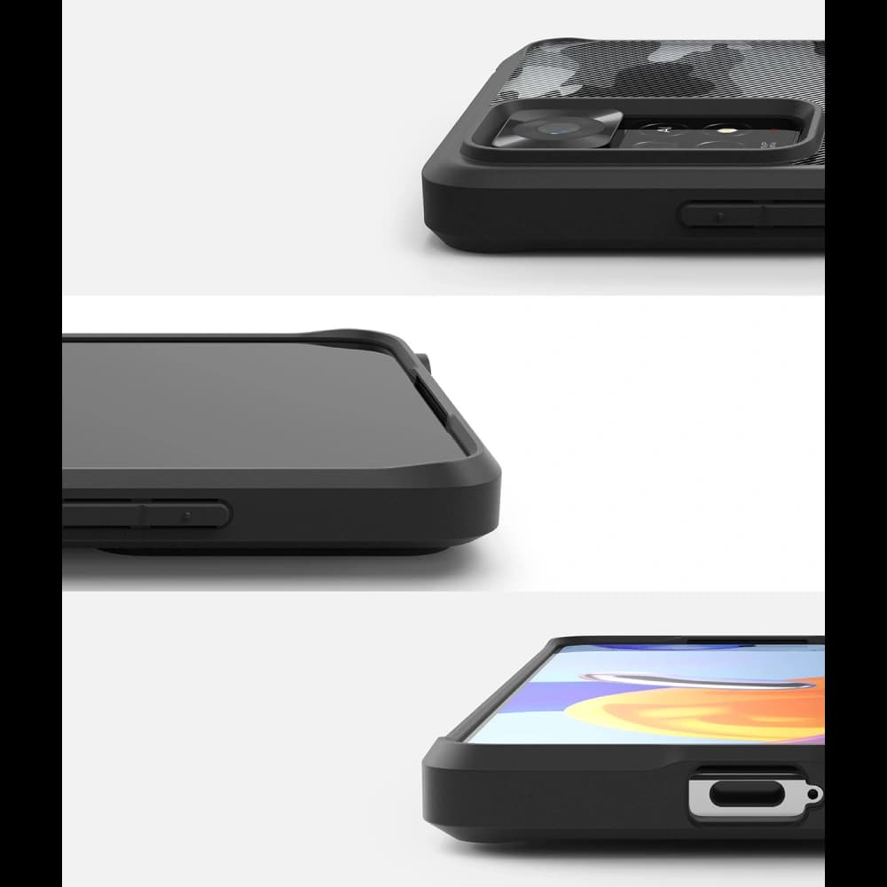 Etui Ringke Fusion Redmi Note 11 Pro/11E Pro Camo (Moro) černá - 3