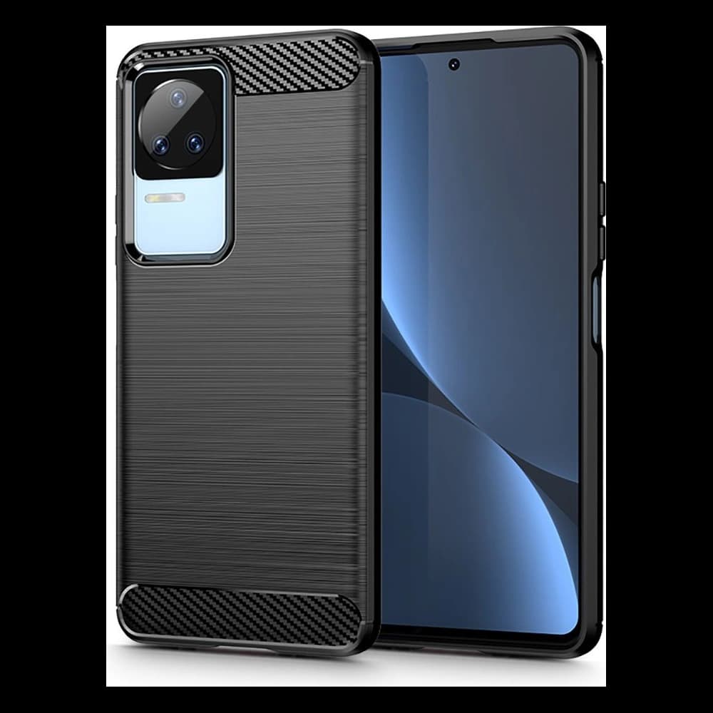 Hülle Tech-Protect TPUCarbon POCO F4 5G Schwarz