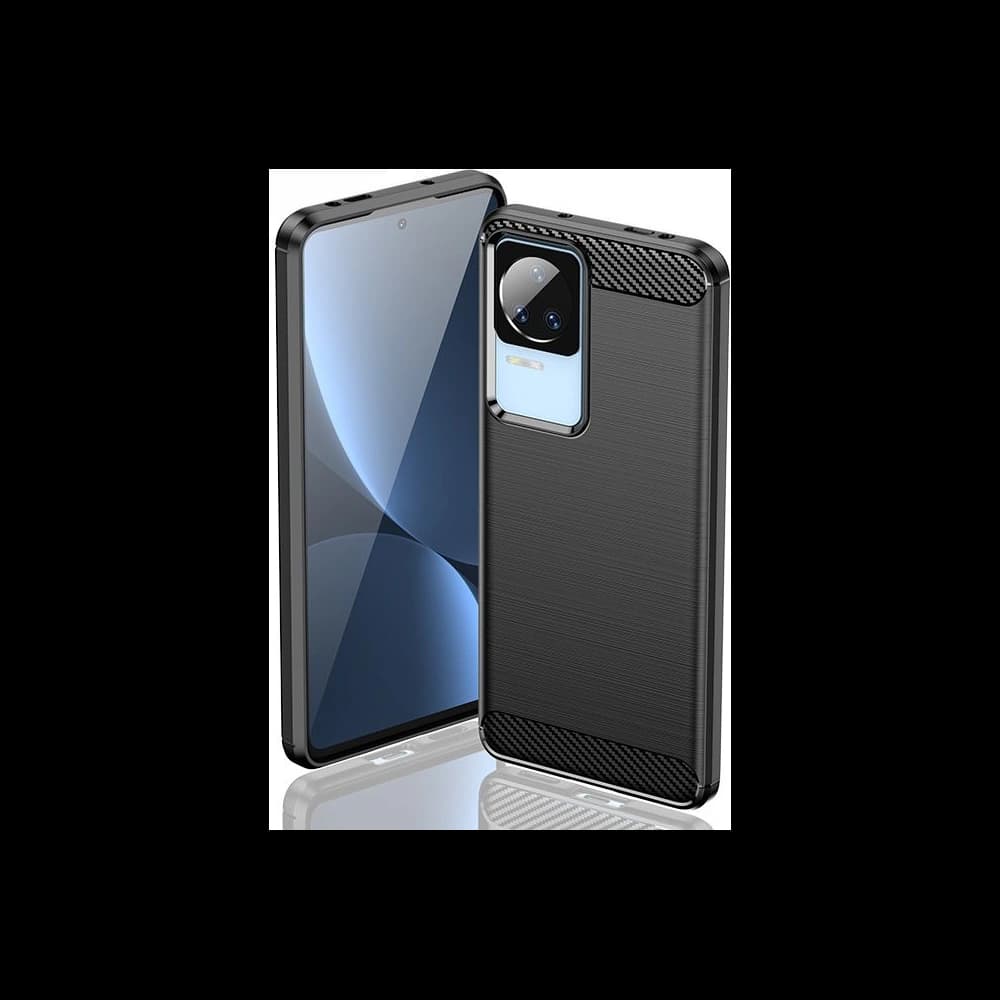 Hülle Tech-Protect TPUCarbon POCO F4 5G Schwarz - 2