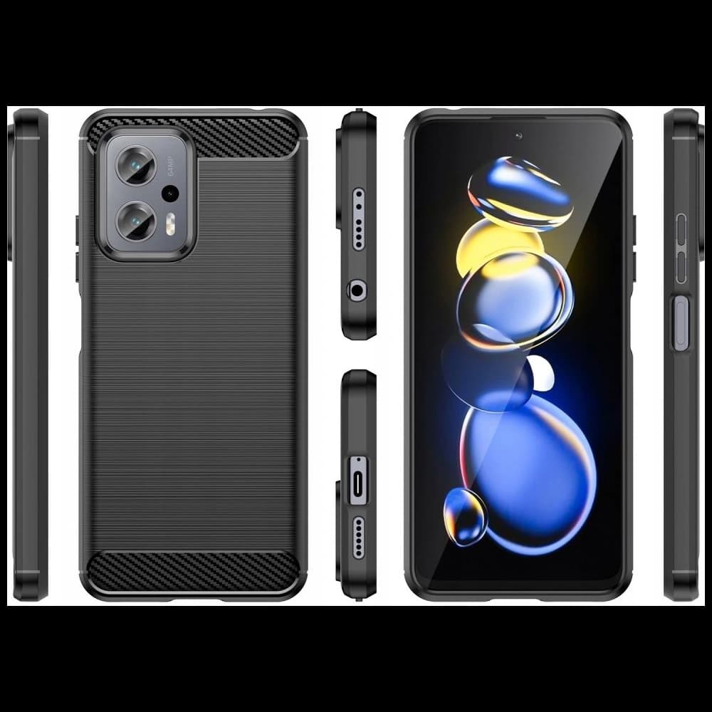 Etui Tech-Protect TPUCarbon POCO X4 GT černé - 3